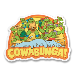 Vinyylitarra - Cowabunga Sticker