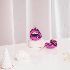 Christmas decoration lips