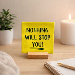 Keraamiset koristelaatat - nothing will stop you