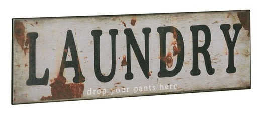 Sign - Laundry - 9x30 cm