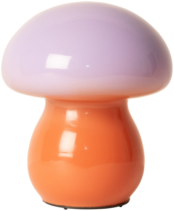 Lamp Mushy, ombre, purple/orange, 16xø13 cm.