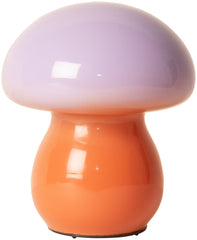 Lamp Mushy, ombre, purple/orange, 16xø13 cm.