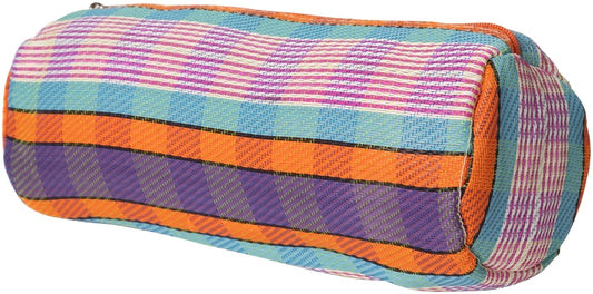 Pencil case, bag, purple/blue/orange, 21x9x9 cm.