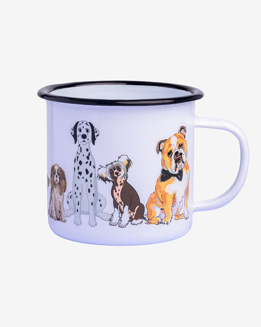 Enamel cup - dogs