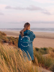 Nordic Robe takki - Marine sininen