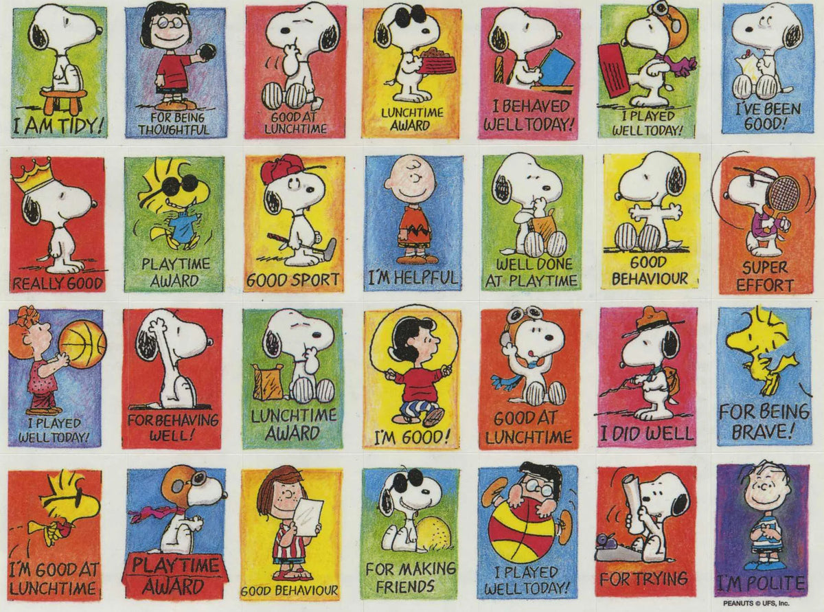 Tarra-arkki Snoopy - palkintotarrat