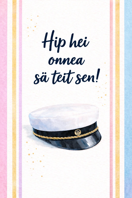 Postikortti - Hip hei onnea