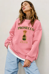 Collegepaita Prosecco - paljettikoristeltu swetari