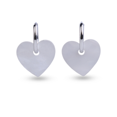Korvakorut Sydän I  Valkoinen