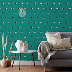 Wallpaper Theia turquoise