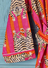 Aamutakki Tiger stripe, pinkki - Lempi Lifestyle