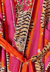 Aamutakki Tiger stripe, pinkki - Lempi Lifestyle