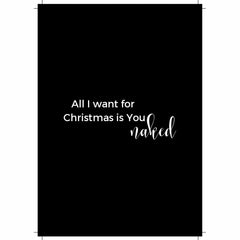All i Want For Christmas Is You... - Kortti - joulukortit,