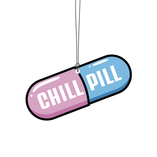 Autotuoksu Chill Pill - hauska auton ilmanraikastin - Lempi Lifestyle