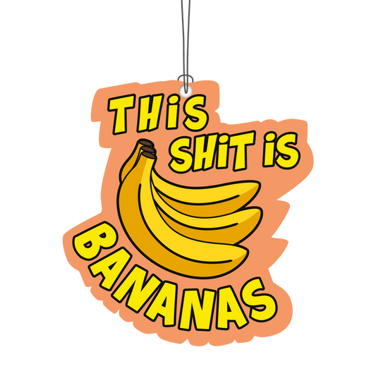 Autotuoksu This Sh*t is Bananas - hauska auton ilmanraikastin - Lempi Lifestyle
