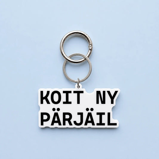 Avaimenperä Koit ny pärjäil - laukkukoru huumorilla - Lempi Lifestyle