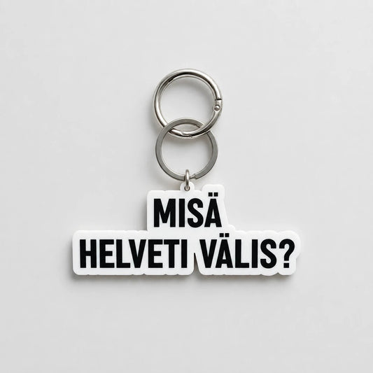 Avaimenperä Misä helveti välis? - laukkukoru asenteella - Lempi Lifestyle