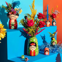 Floral Frida Vases - Set Of 3