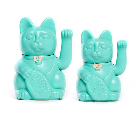 Lucky cat - cat turquoise