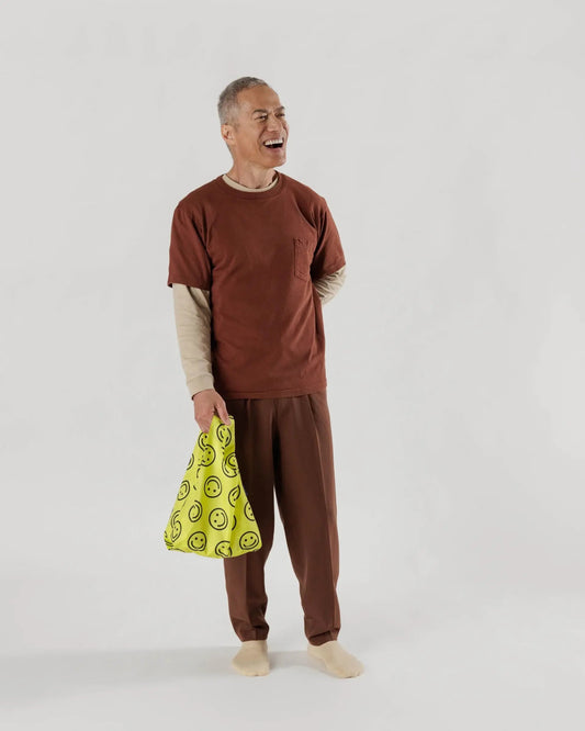 Baby Baggu - kestokassi hymynaama keltainen - Lempi Lifestyle