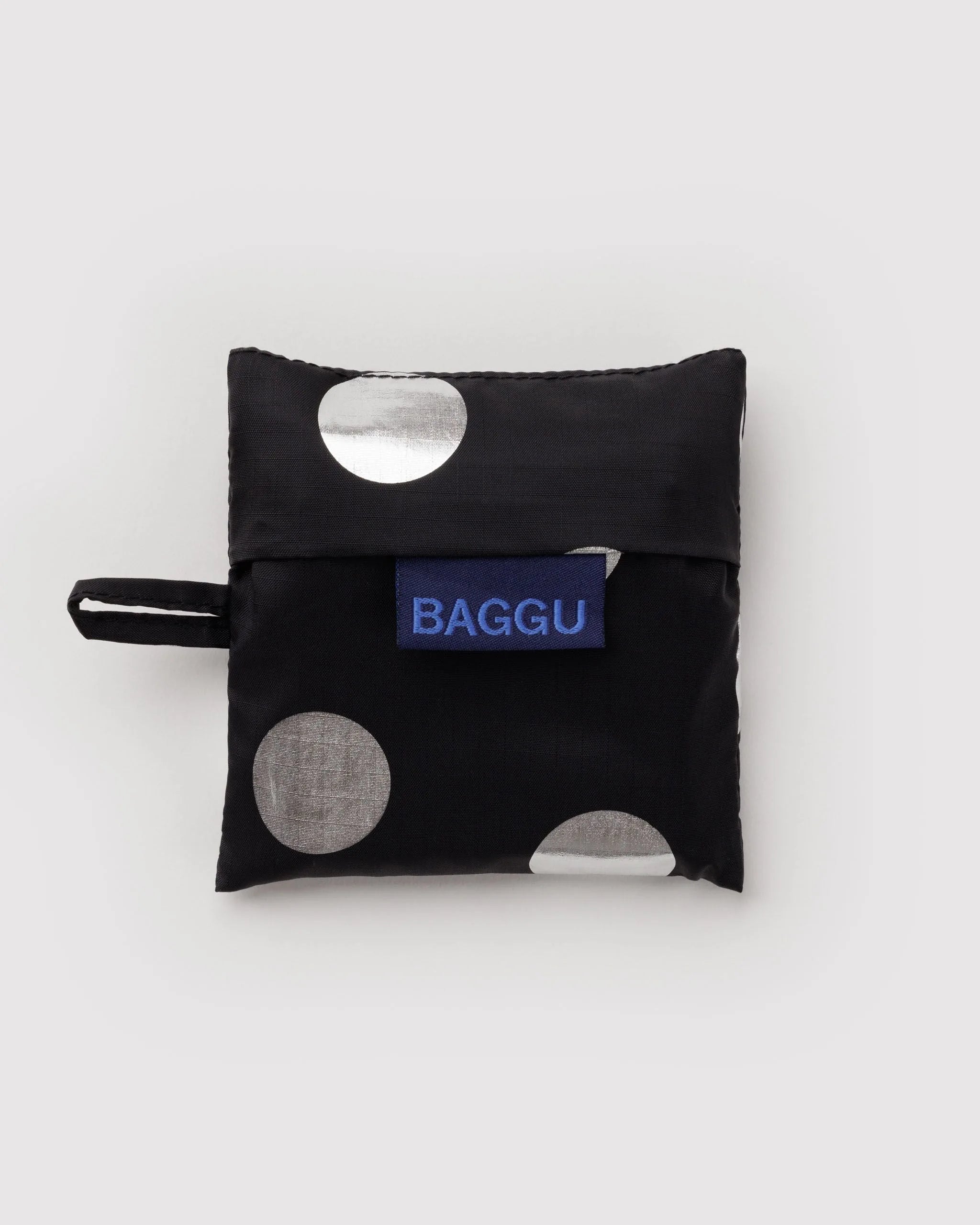 Baby Baggu pieni kestokassi - Silver Metallic Polka Dot - Lempi Lifestyle