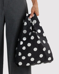 Baby Baggu pieni kestokassi - Silver Metallic Polka Dot - Lempi Lifestyle