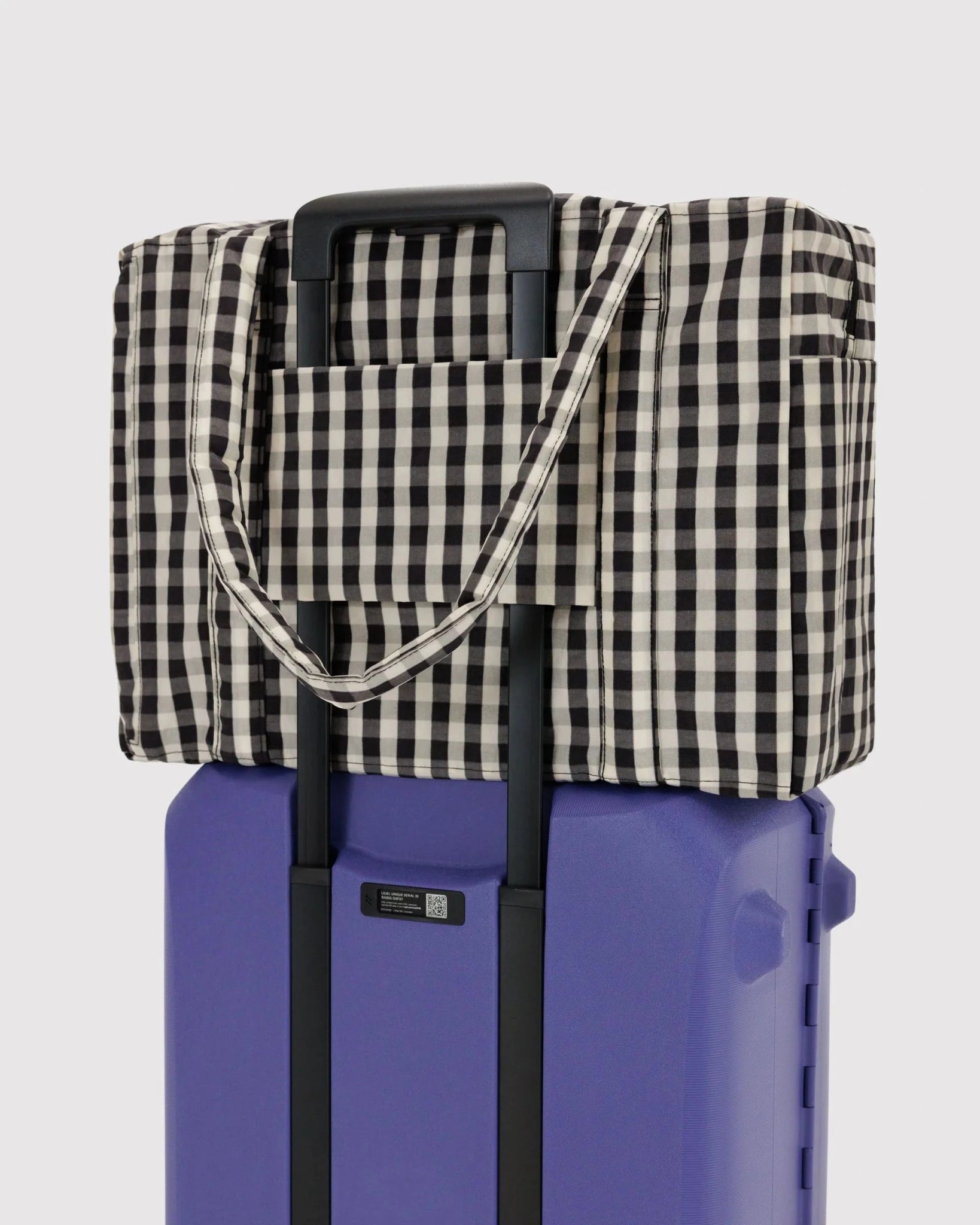 Baggu - Cloud Carry-On ruutu - Stripe Gingham - Lempi Lifestyle