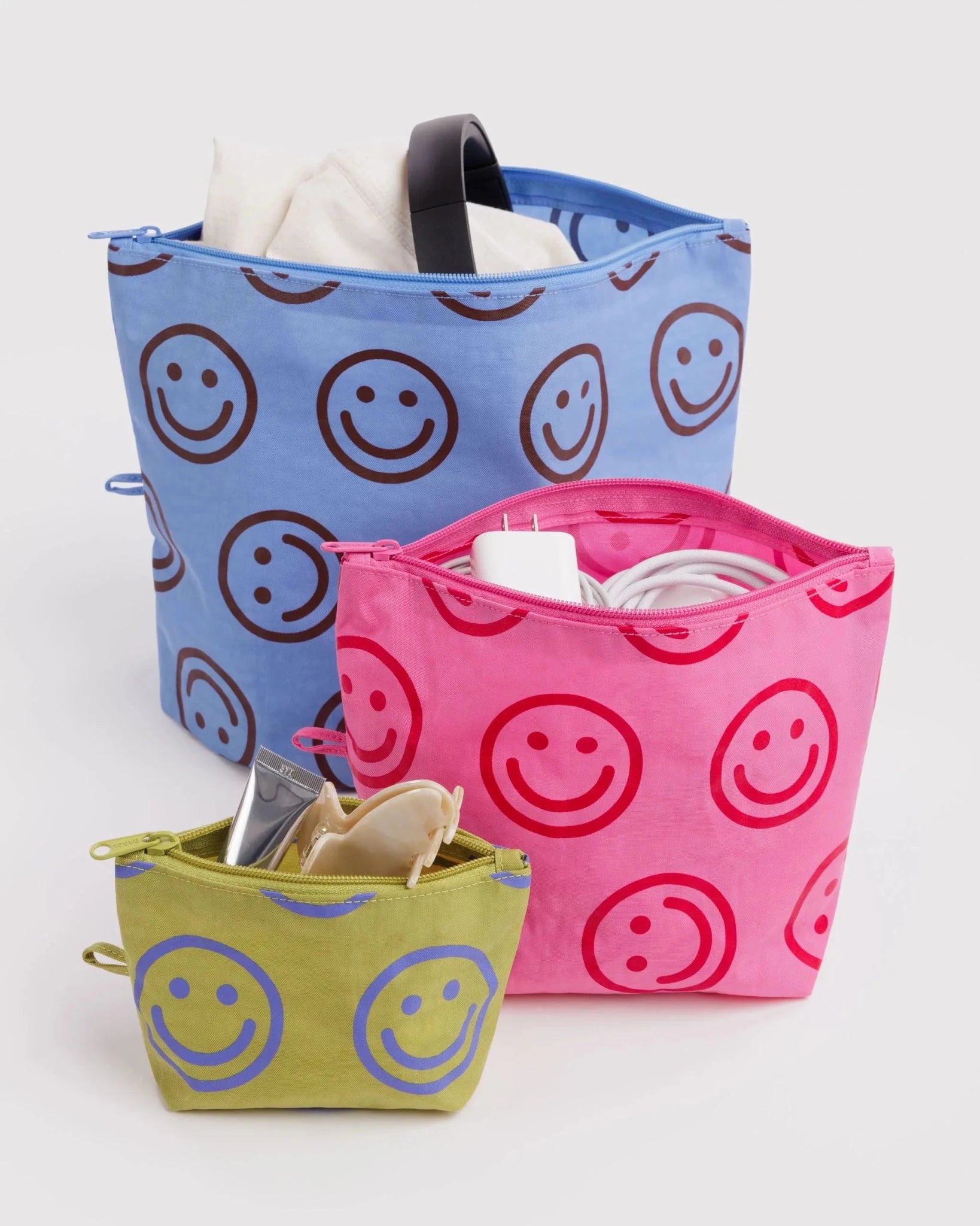 Baggu Go Pouch Set pussukkasetti - Pop Happy Mix - Lempi Lifestyle