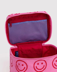 Baggu Large Cosmetic Case meikkilaukku - Azalea Pink Happy - Lempi Lifestyle