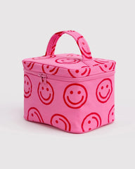 Baggu Large Cosmetic Case meikkilaukku - Azalea Pink Happy - Lempi Lifestyle