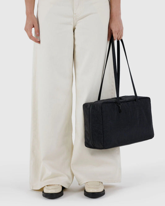 Baggu Medium Nylon Bowler Bag - Musta - Lempi Lifestyle