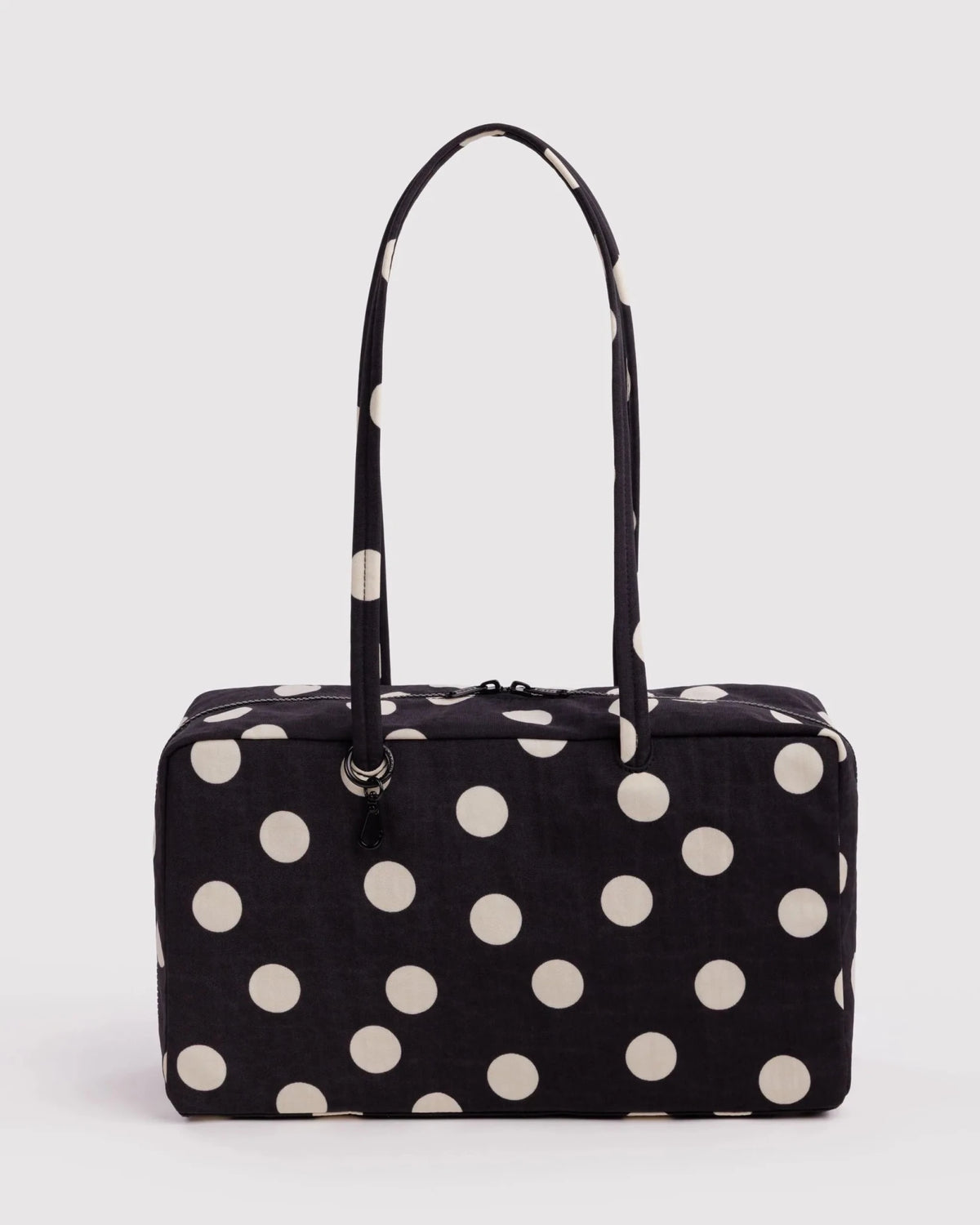 Baggu Medium Nylon Bowler käsilaukku - Black and Cream Polka Dot - Lempi Lifestyle