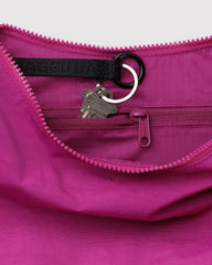 Baggu Medium Nylon Crescent - Fuchsia - Lempi Lifestyle