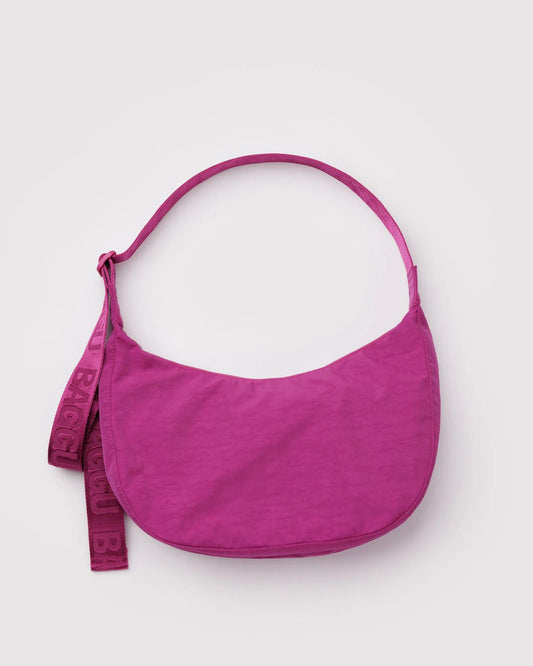 Baggu Medium Nylon Crescent - Fuchsia - Lempi Lifestyle