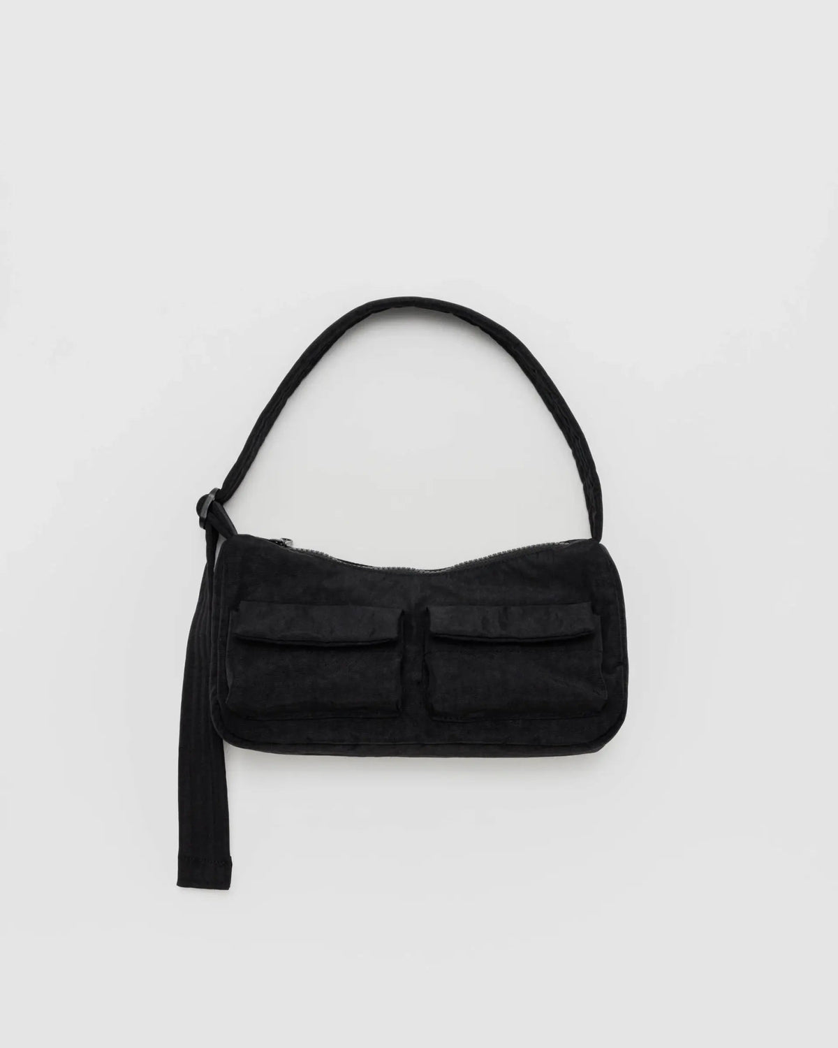 Baggu Mini Nylon Shoulder Bag – mini olkalaukku musta - Lempi Lifestyle
