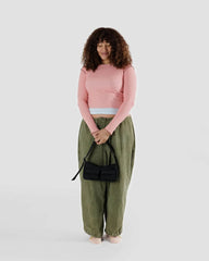 Baggu Mini Nylon Shoulder Bag – mini olkalaukku musta - Lempi Lifestyle