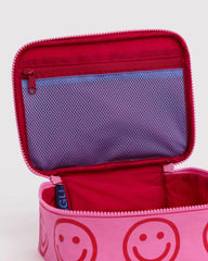 Baggu Small Cosmetic Case meikkilaukku - Azalea Pink Happy - Lempi Lifestyle