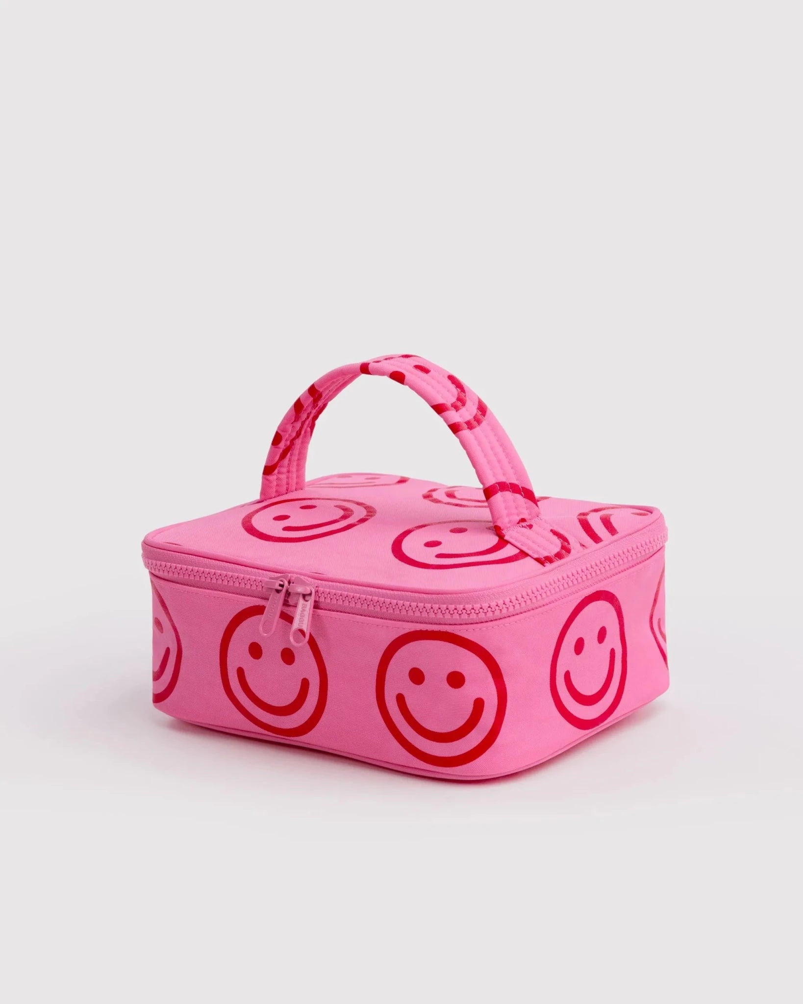 Baggu Small Cosmetic Case meikkilaukku - Azalea Pink Happy - Lempi Lifestyle