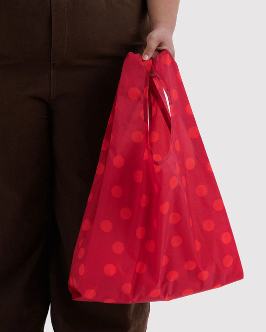 Baggu standard - Punainen Polka dot pallokuosi ostoskassi - Lempi Lifestyle