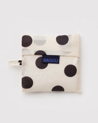 Baggu Standard - Valkoinen Polka dot pallokuosi ostoskassi - Lempi Lifestyle