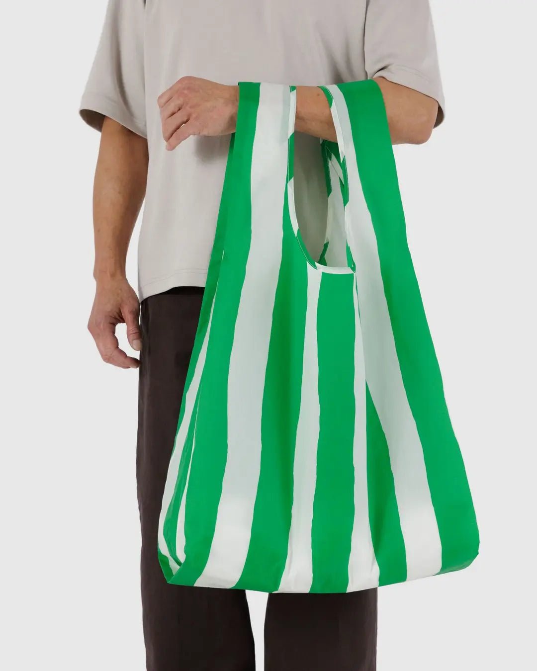 Big Baggu, iso kestokassi ,vihreä raita - Lempi Lifestyle