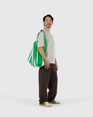 Big Baggu, iso kestokassi ,vihreä raita - Lempi Lifestyle