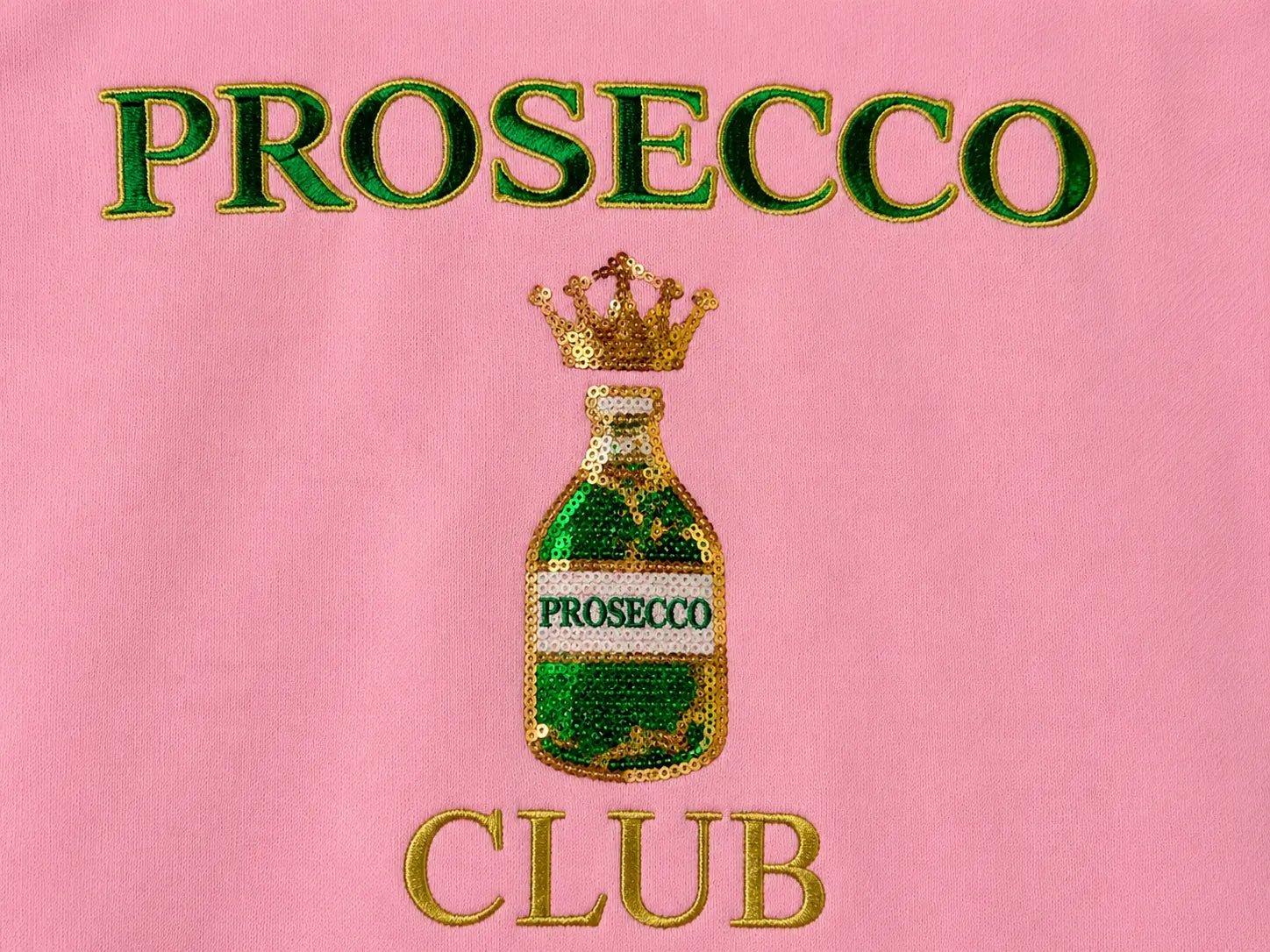 Collegepaita Prosecco - paljettikoristeltu swetari - Lempi Lifestyle