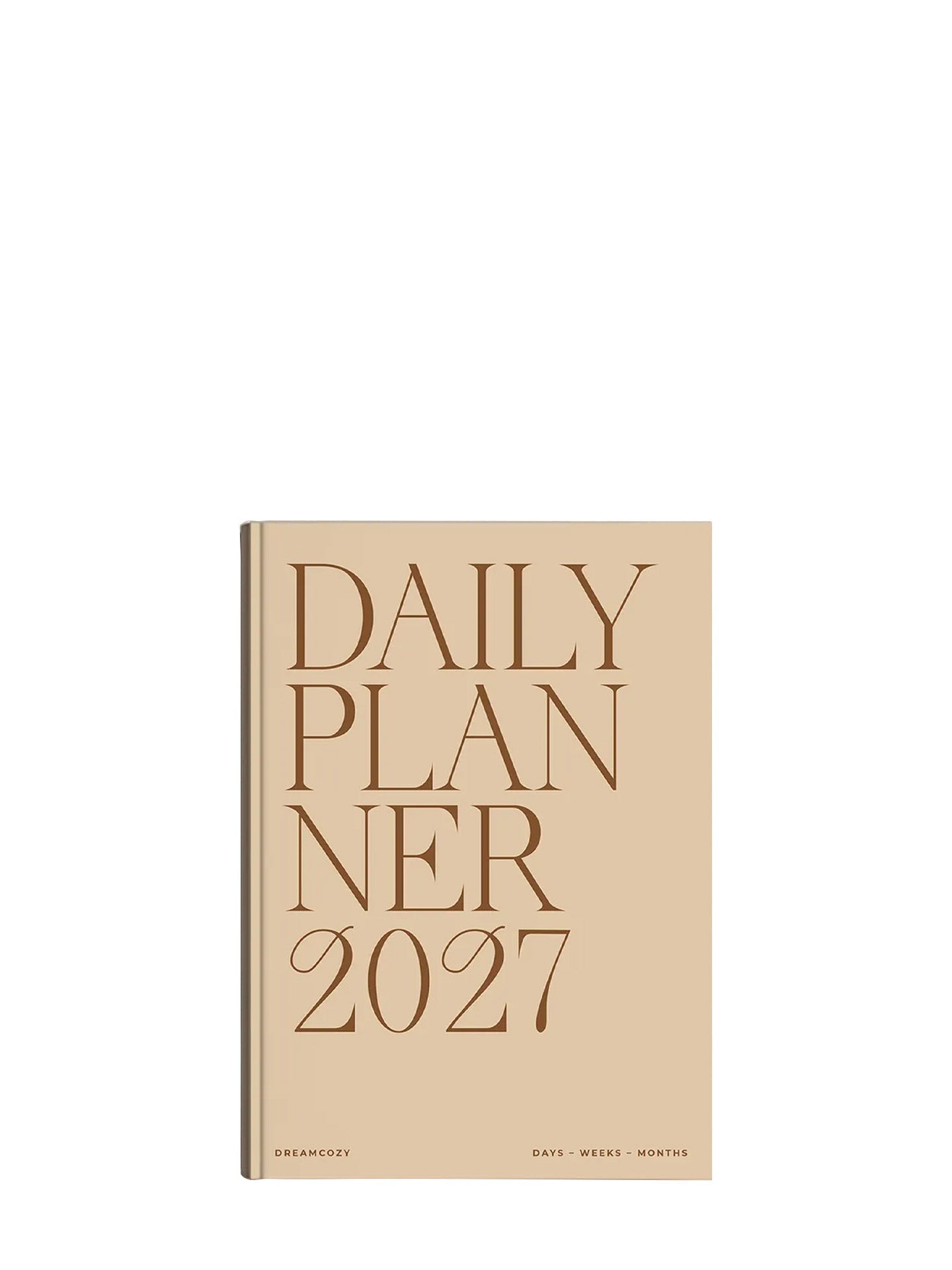 Cozy Planner 2027 – Latte Brown - Lempi Lifestyle
