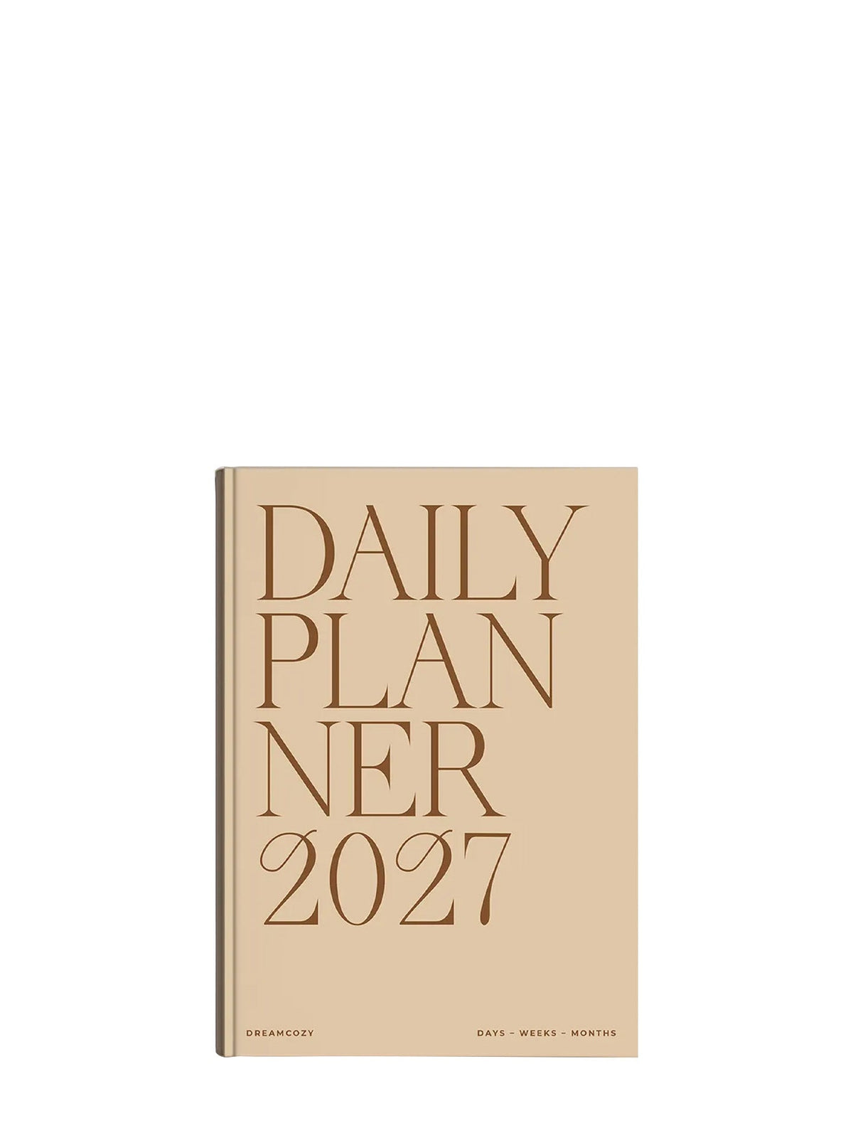 Cozy Planner 2027 – Latte Brown - Lempi Lifestyle