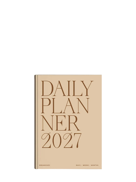 Cozy Planner 2027 – Latte Brown - Lempi Lifestyle