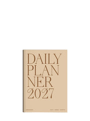 Cozy Planner 2027 – Latte Brown - Lempi Lifestyle