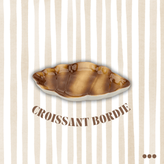 Croissant-tarjoilulautanen – Pariisilaistyylinen keraaminen lautanen 20 cm - Lempi Lifestyle