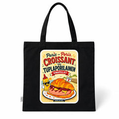 Kangaskassi Croissant vai Tuplaporilainen 45 x 45 cm – Herkkusuun valinta