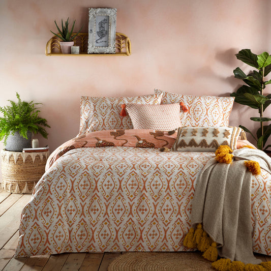 Bedding set Tibetan Tiger Tribal Coral